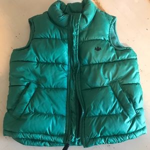 Old Navy Toddler Green Puffer Vest Size 2T